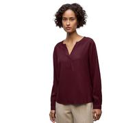 Street One Frauen Split Neck Tunika in Rot, Gr: 36