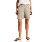 Street One Damen Straight Leg Bermuda mit Turn-Up