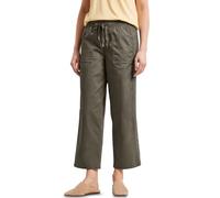 Street One Stoffhose Middle Waist Damen, 98% Baumwolle/2% Elasthan, dusky grün, Gr. 42 L28