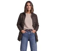 Steppmantel STREET ONE, Damen, Gr. 40, braun (auburn braun), Stoff, Oberstoff: 100% Polyester. Oberstoff 2: 91% Polyester, 9% Viskose. Futter: 100% Polyester. Füllung: 100% Polyester, kariert, normal