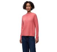 Pullunder STREET ONE, Damen, Gr. 38, striking coral meliert, Web, 37% Baumwolle, 34% Polyacryl, 26% Polyester, 3% Elasthan, unifarben, comfort fit normal, Rundhals, Bündchen, Pullover Pullunder, aus B