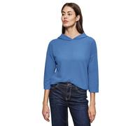 STREET ONE Damen A321947 Strukturshirt, Marina Blue, 42