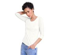 Street One Damen Style Pania T-Shirt, Off White, 44