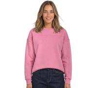 Sweatshirt STREET ONE, Damen, Gr. 34, pink (warm blush), Sweatware, 65% Baumwolle, 35% Polyester, unifarben, comfort fit, Rundhals, Bündchen, Sweatshirts Sweatshirt, mit Rundhalsausschnitt (65103461-3