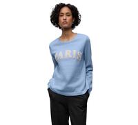 Street One Sweatshirt mit Wording Blau Größe 34