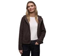 Street One Frauen Teddy-Jacke mit Kapuze in Braun, Gr: 40