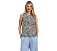 STREET ONE Damen A345799 Top mit Knopfleiste, Pine Grove Green, 40