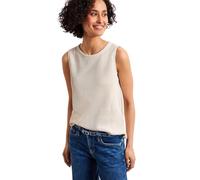 Street One Damen Top mit Rundhals und Strukturstreifen