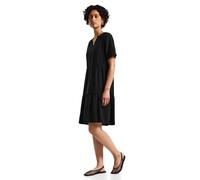 Street One Damen A144497 Tunika-Kleid, Schwarz, 34