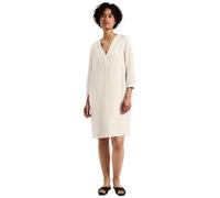 Sommerkleid STREET ONE, Damen, Gr. 34, EURO-Größen, moonstone sand, Stoff, 100% Leinen, unifarben, casual, normal knielang, Rundhals, 3/4-Ärmel Bündchen, Kleider, mit Eingrifftaschen (96394150-34) moo