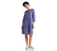 Street One Damen 3/4 Arm Kleid Tunic Dress deep blue printed 36