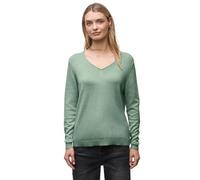 Street One Frauen V-Neck Pullover in Grün, Gr: 36