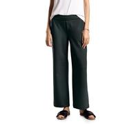 Stoffhose STREET ONE, Damen, Gr. 46, Länge 30, grün (hunter grün), Web, 52% Baumwolle, 41% Polyester, 7% Elasthan, unifarben, loose fit normal, Hosen, Middle Waist (97176318-46) hunter grün