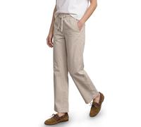 Bermudas STREET ONE, Damen, Gr. 38, Länge 30, clay sand, Web, 66% Baumwolle, 30% Polyester, 4% Elasthan, unifarben, loose fit lang, Hosen Bermudas, mit Wide Legs (46076612-38) clay sand
