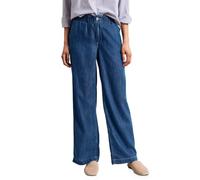 Loose-fit-Jeans STREET ONE, Damen, Gr. 33, Länge 30, schwarz indigo wash, Jeans, 58% Lyocell, 42% Baumwolle, unifarben, lang, Jeans, mit Wide Legs (65429133-33) schwarz indigo wash