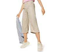 Street One Damenhose 3/4 Länge Denim Culotte Loose Fit High Waist Wide Legs Sommerhose Gummibund