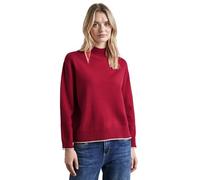 Street One EOS_Cosy Sweater with Tipping, Cream White Melange, 44