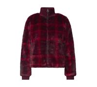 Blouson STREET ONE, Damen, Gr. 38, rot (plummy braun), Stoff, Oberstoff: 100% Polyester. Futter: 100% Polyester, gemustert, normal normal, hoch geschlossener Ausschnitt, elastischer Bund, Jacken Blous