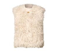 Street One Studio Damen Fake Fur Weste mit Knopfleiste