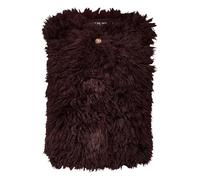 Street One - Fake Fur Weste braun/rot - Gr. - 44