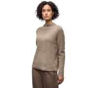 Street One Frauen Federgarn Pullover in Beige, Gr: 42