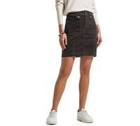 Minirock STREET ONE, Damen, Gr. 46, braun (deep roast braun), Web;Stoff, 98% Baumwolle, 2% Elasthan, unifarben, normal mini, Röcke, in Cord-Optik (82373317-46) deep roast braun