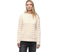 Street One Pullover – Flauschiger Strukturpullover, Rundhals, unifarben beige, Gr. 38
