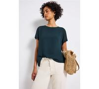 Street One Frauen 2-in-1 Chiffon Shirt in Türkis, Gr: 40