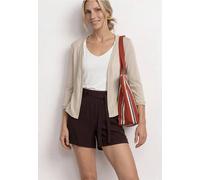 Street One Frauen 3/4-Arm Jacke in offener Passform in Beige, Gr: 46