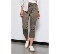 Street One Frauen 3/4-Hose mit Turn-Up in Braun, Gr: 46