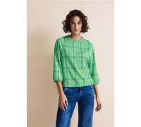 Street One Frauen 3/4 Karoshirt in Grün, Gr: 40