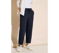 Culotte STREET ONE Gr. 32, Länge 26, blau (deep blue) Damen Hosen Bestseller (98043259-32) deep blue