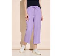 Culotte STREET ONE "Emee" Gr. 44, Länge 26, lila (smell of lavender) Damen Hosen Culottes Hosenröcke mit Eingrifftaschen (47828921-44)