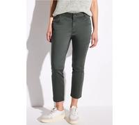 Street One Frauen 7/8-Satinhose in Grün, Gr: 42