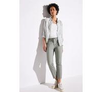 Street One Frauen 7/8-Satinhose in Grün, Gr: 46