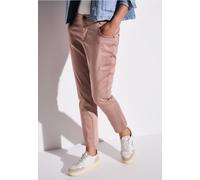 Street One Frauen 7/8-Satinhose in Rosa, Gr: 44