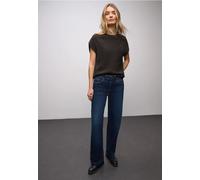 Street One Frauen Ärmelloser Chenille Pullover in Braun, Gr: 42