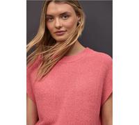 Street One Frauen Ärmelloser Chenille Pullover in Pink, Gr: 40