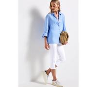 Street One Frauen Basic 3/4 Leggings in Weiß, Gr: 32