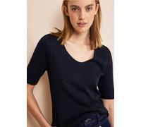 Street One Damen New Palmira T-Shirt, Deep Blue, 36