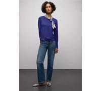 Street One Frauen Basic Pullover in Blau, Gr: 44