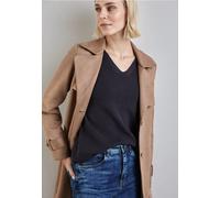 Street One Frauen Basic Pullover in Lila, Gr: 36