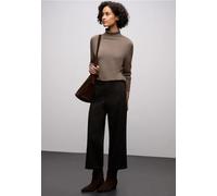 Street One Frauen Basic Rollkragenpullover in Braun, Gr: 34