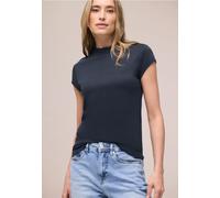 Damen Basic T-Shirt mit Turtle Neck