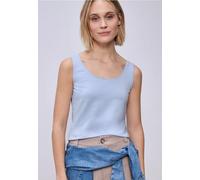 Basic Top mit Rundhals aus Jersey Schwarz 36