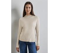 Street One Frauen Basic Turtleneck Pullover in Weiß, Gr: 44