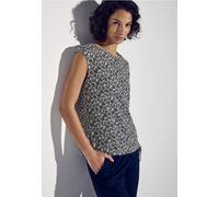 Street One Frauen Bedrucktes Shirt in Blau, Gr: 36