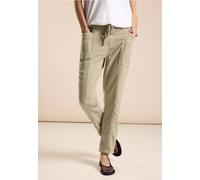 Street One Frauen Bequeme Lyocell Jeans in Beige, Gr: 33