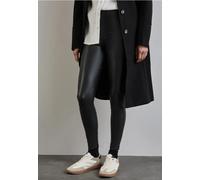 Street One Frauen Beschichtete Leggings in Schwarz, Gr: 44