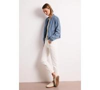 Street One - Lässiger Blouson mit Reißverschluss und Rippbündchen blau - Gr. - 36